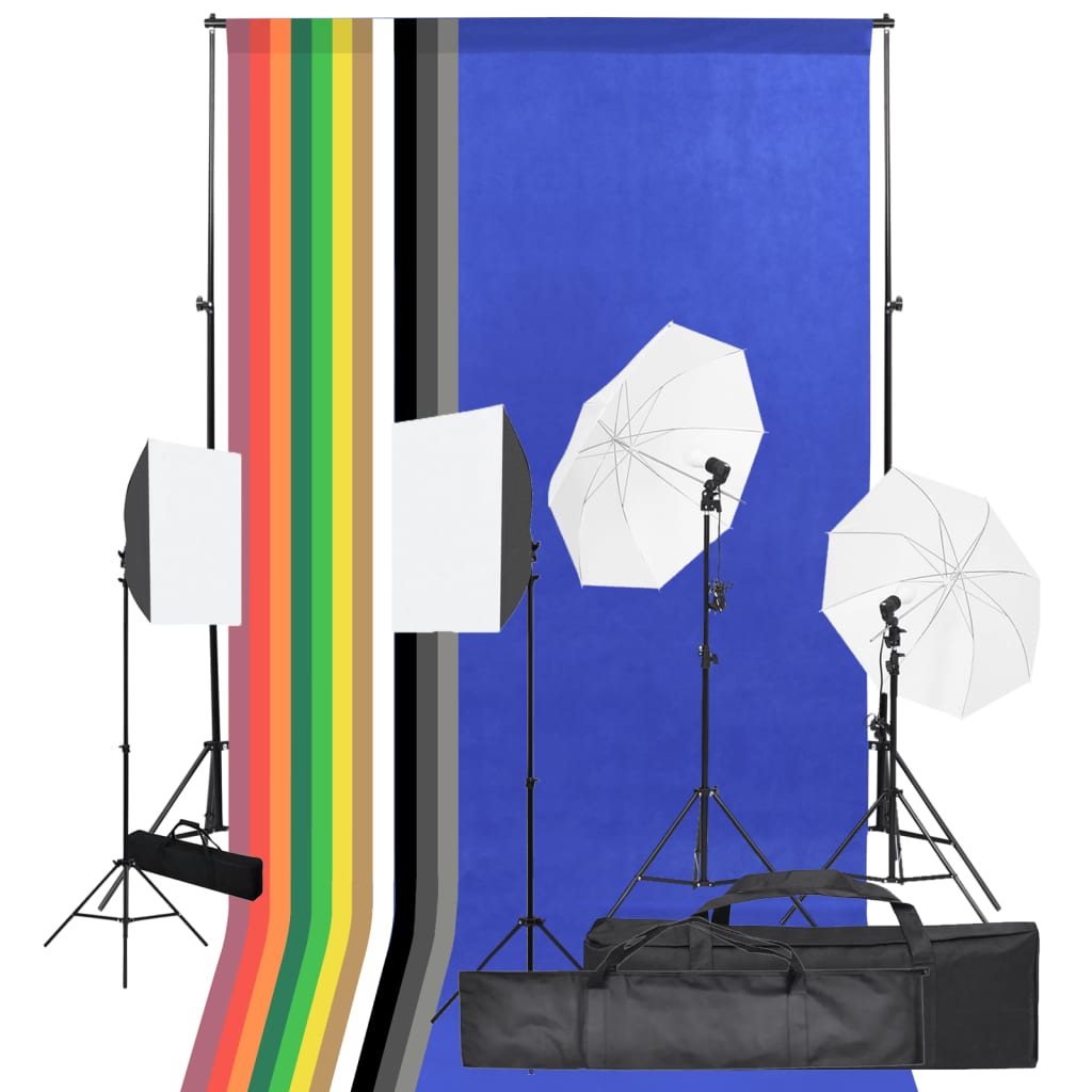 Valokuvastudiosarja valosarjalla ja taustakankaalla - Harrastajankoti.fi