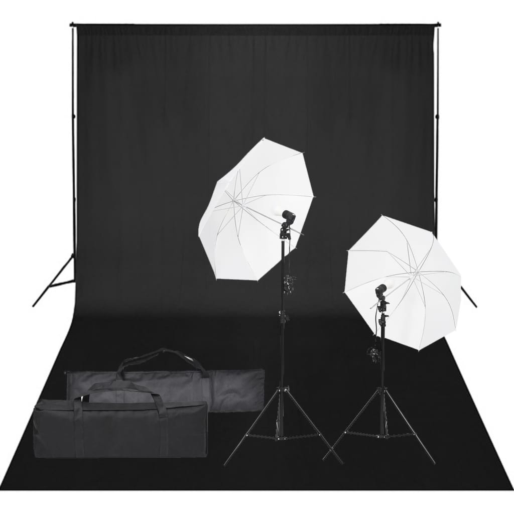 Valokuvastudiosarja valosarjalla ja taustakankaalla - Harrastajankoti.fi