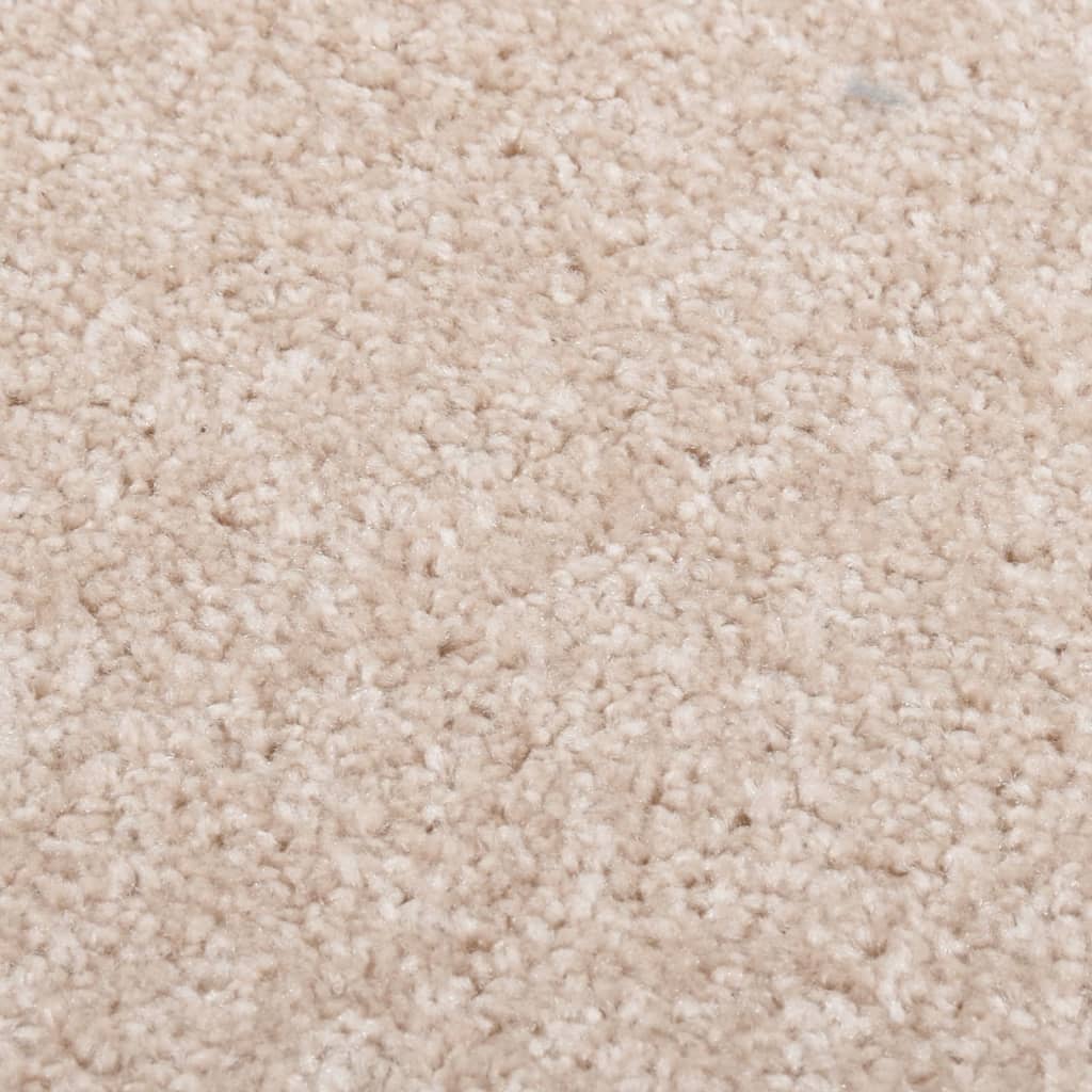 Lyhytnukkainen matto 80x150 cm tumma beige - Harrastajankoti.fi