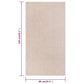 Lyhytnukkainen matto 80x150 cm tumma beige - Harrastajankoti.fi