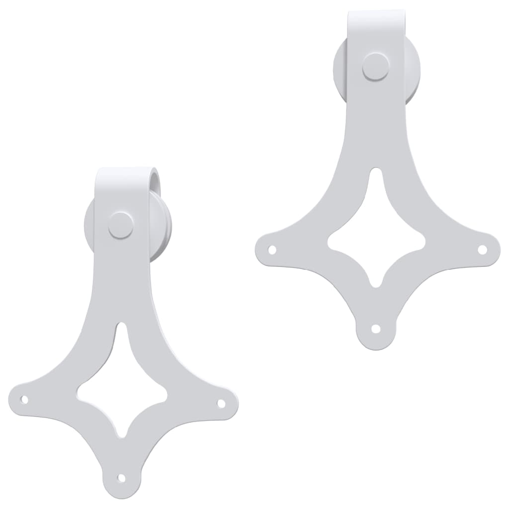 Liukuoven asennussarja 183 cm teräs valkoinen - Harrastajankoti.fi