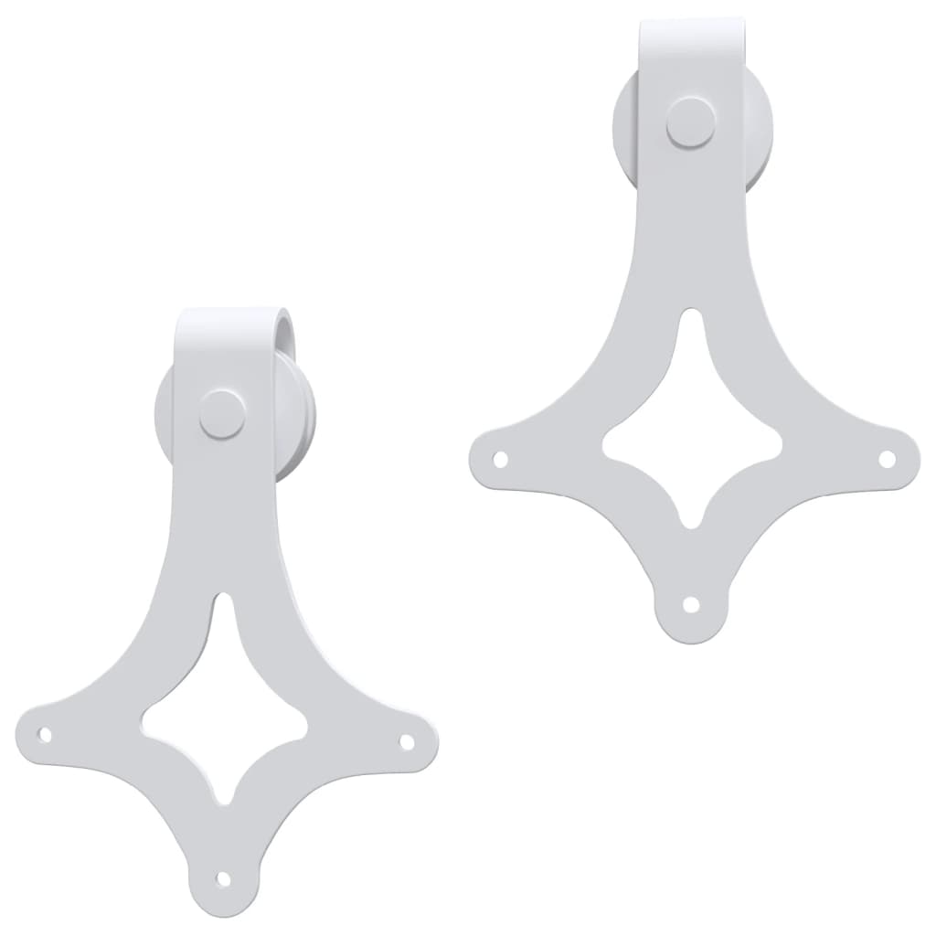 Liukuoven asennussarja 200 cm teräs valkoinen - Harrastajankoti.fi