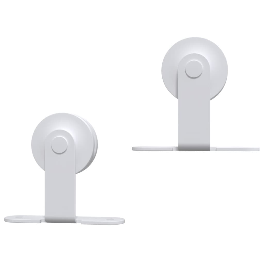 Liukuoven asennussarja 200 cm teräs valkoinen - Harrastajankoti.fi