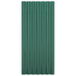 Kattopaneeli 12 kpl jauhemaalattu teräs vihreä 80x36 cm - Harrastajankoti.fi