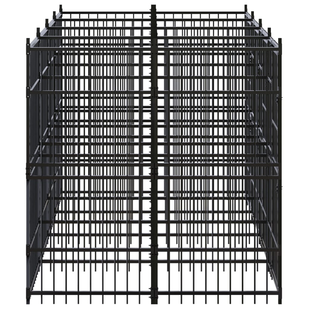 Koiran ulkohäkki teräs 7,37 m² - Harrastajankoti.fi