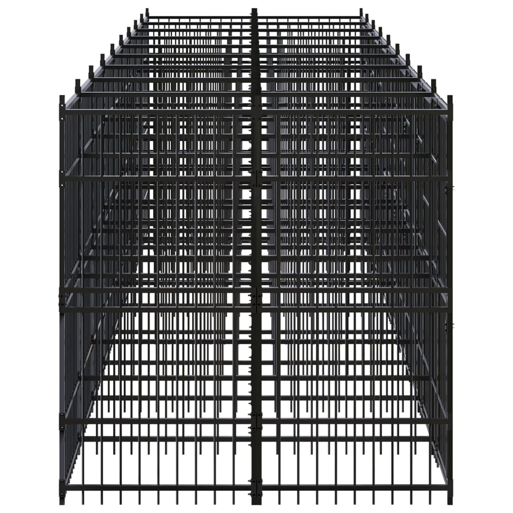 Koiran ulkohäkki teräs 16,59 m² - Harrastajankoti.fi