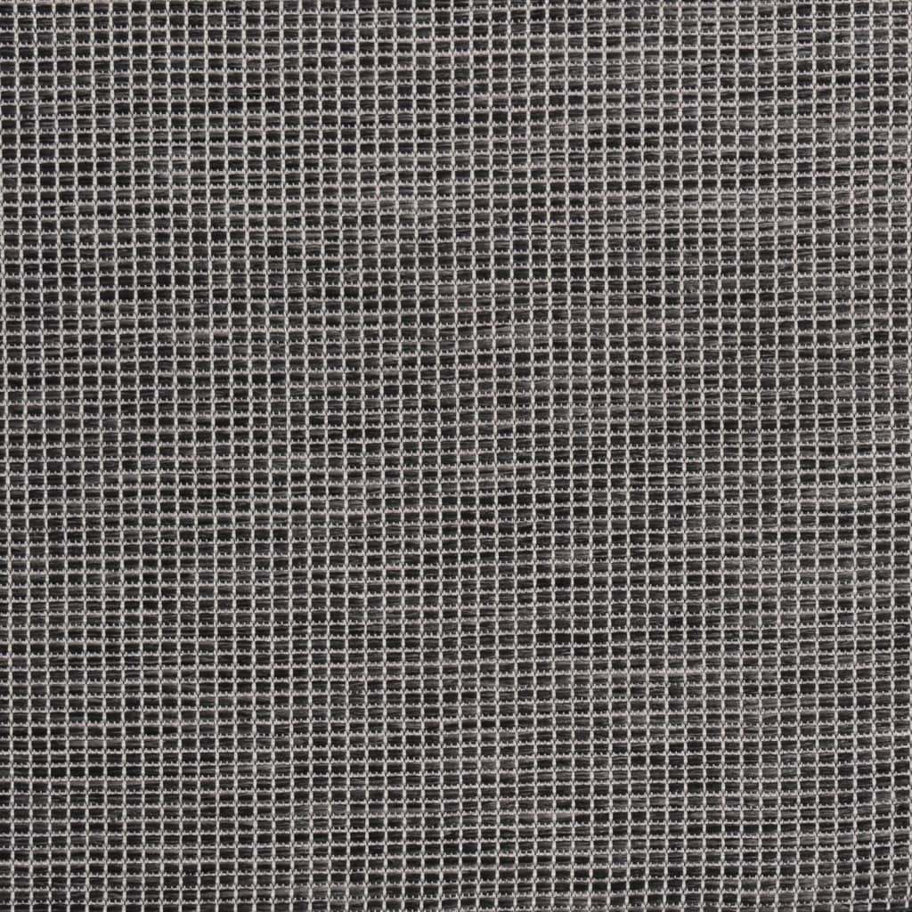 Ulkomatto flatweave 80x150 cm harmaa - Harrastajankoti.fi