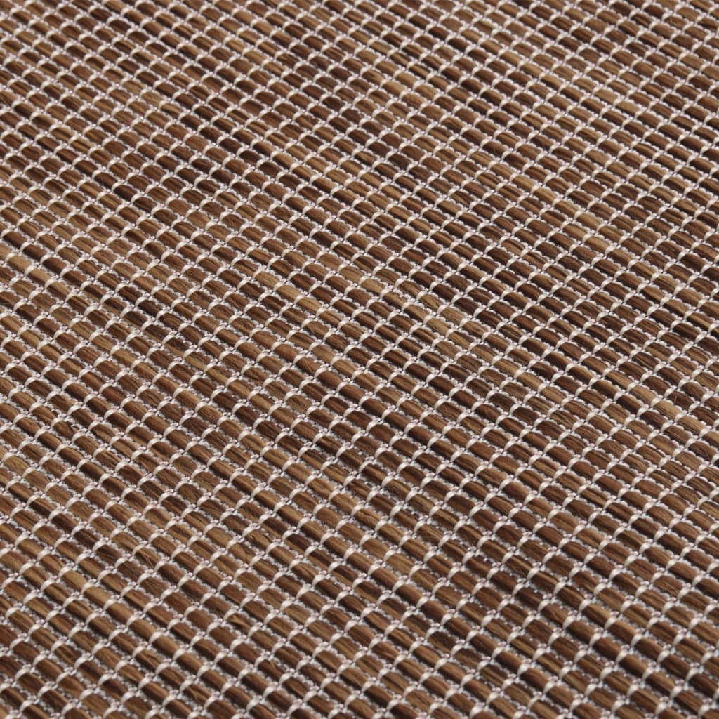 Ulkomatto Flatweave 80x150 cm ruskea - Harrastajankoti.fi