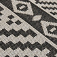 Ulkomatto Flatweave 80x250 cm mustat raidat - Harrastajankoti.fi