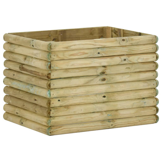 Korotettu puutarhakukkalaatikko 80x60x60 cm täysi mänty - Harrastajankoti.fi