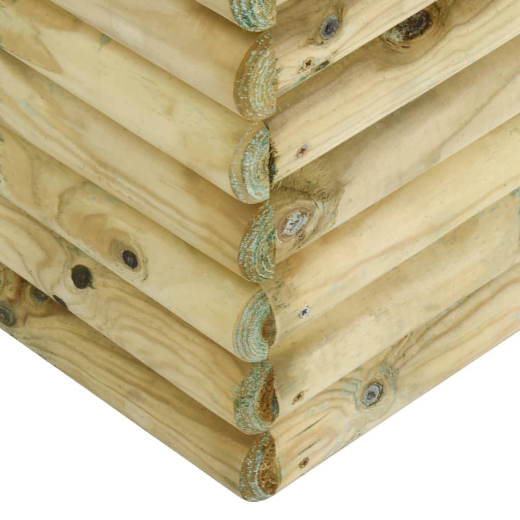 Korotettu puutarhakukkalaatikko 80x60x60 cm täysi mänty - Harrastajankoti.fi