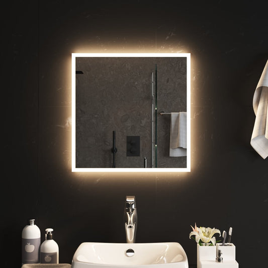 Kylpyhuoneen LED-peili 50x50 cm - Harrastajankoti.fi