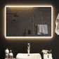 Kylpyhuoneen LED-peili 90x60 cm - Harrastajankoti.fi