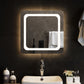Kylpyhuoneen LED-peili 50x50 cm - Harrastajankoti.fi