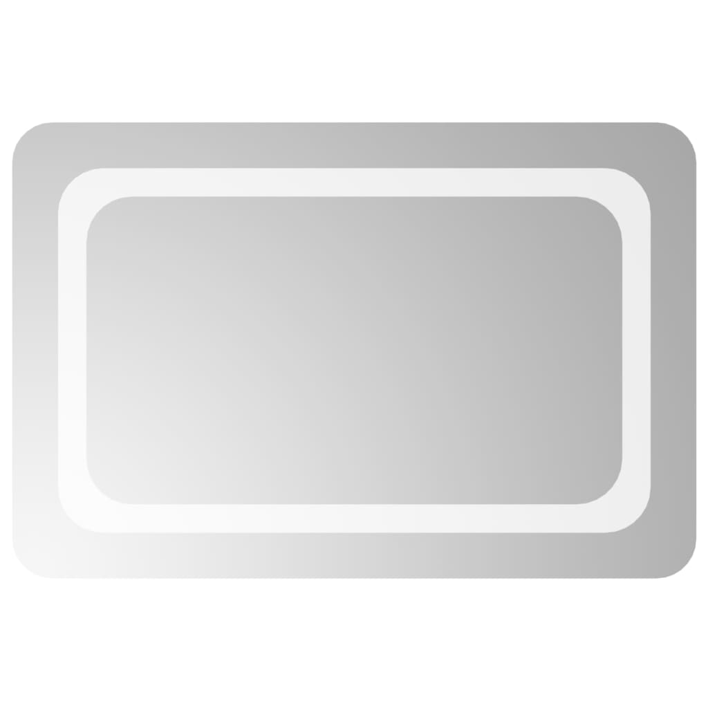 Kylpyhuoneen LED-peili 60x40 cm - Harrastajankoti.fi