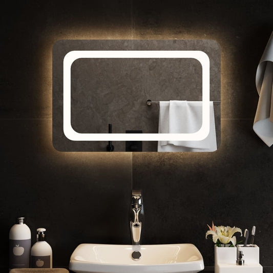 Kylpyhuoneen LED-peili 60x40 cm - Harrastajankoti.fi