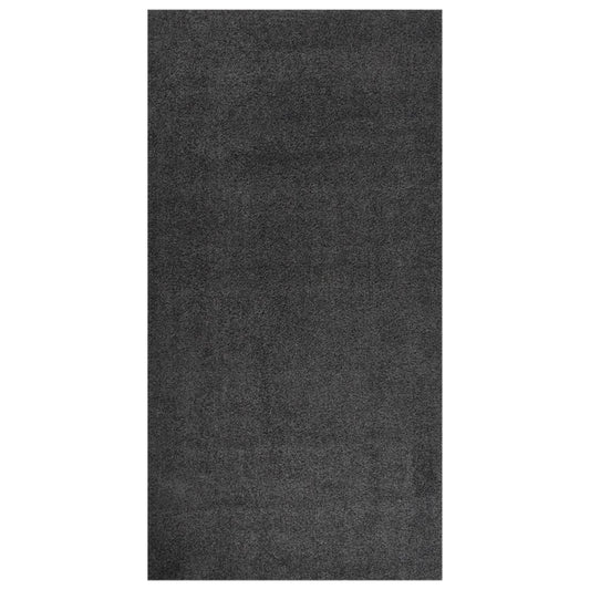 Pörrömatto korkeanukkainen antrasiitti 80x150 cm - Harrastajankoti.fi