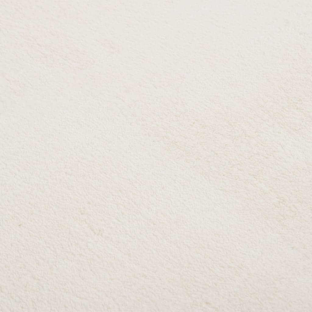 Matto pestävä pehmeä pörröinen 120x170 cm liukumaton kerma - Harrastajankoti.fi