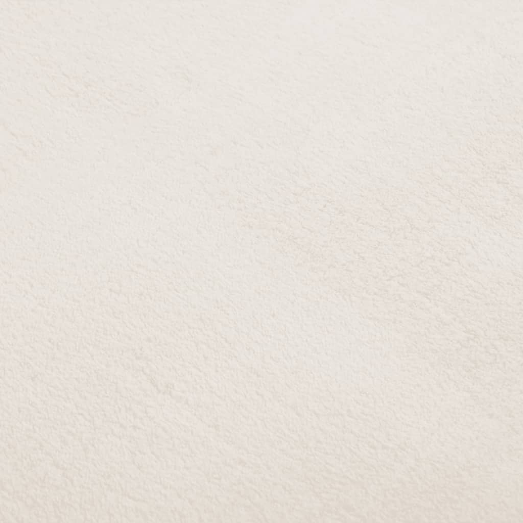 Matto pestävä pehmeä pörröinen 160x230 cm liukumaton kerma - Harrastajankoti.fi