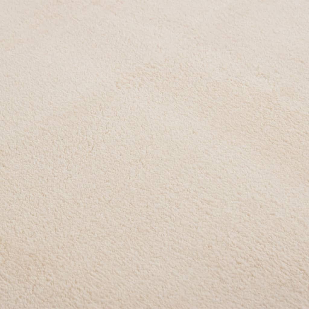 Matto pestävä pehmeä pörröinen 80x150 cm liukumaton beige - Harrastajankoti.fi