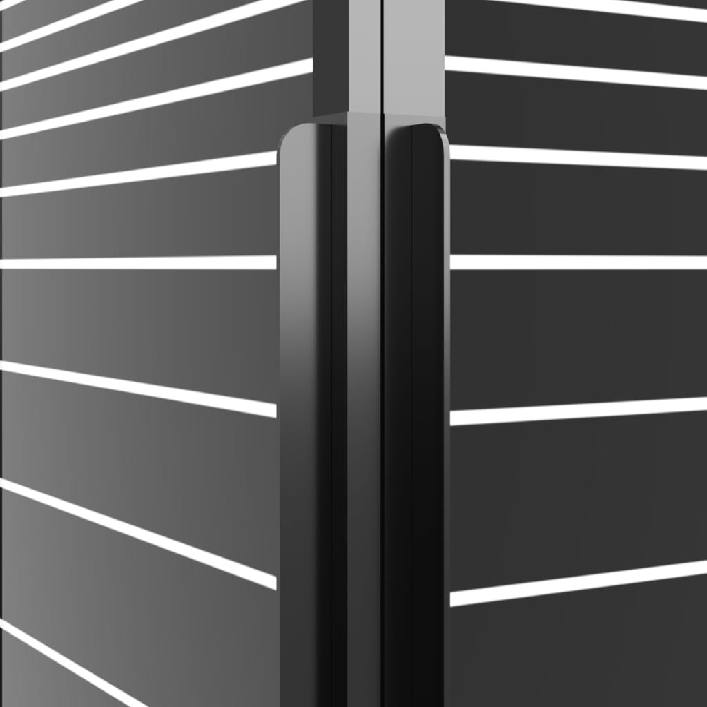 Suihkukaappi raidallinen ESG 80x70x180 cm musta - Harrastajankoti.fi