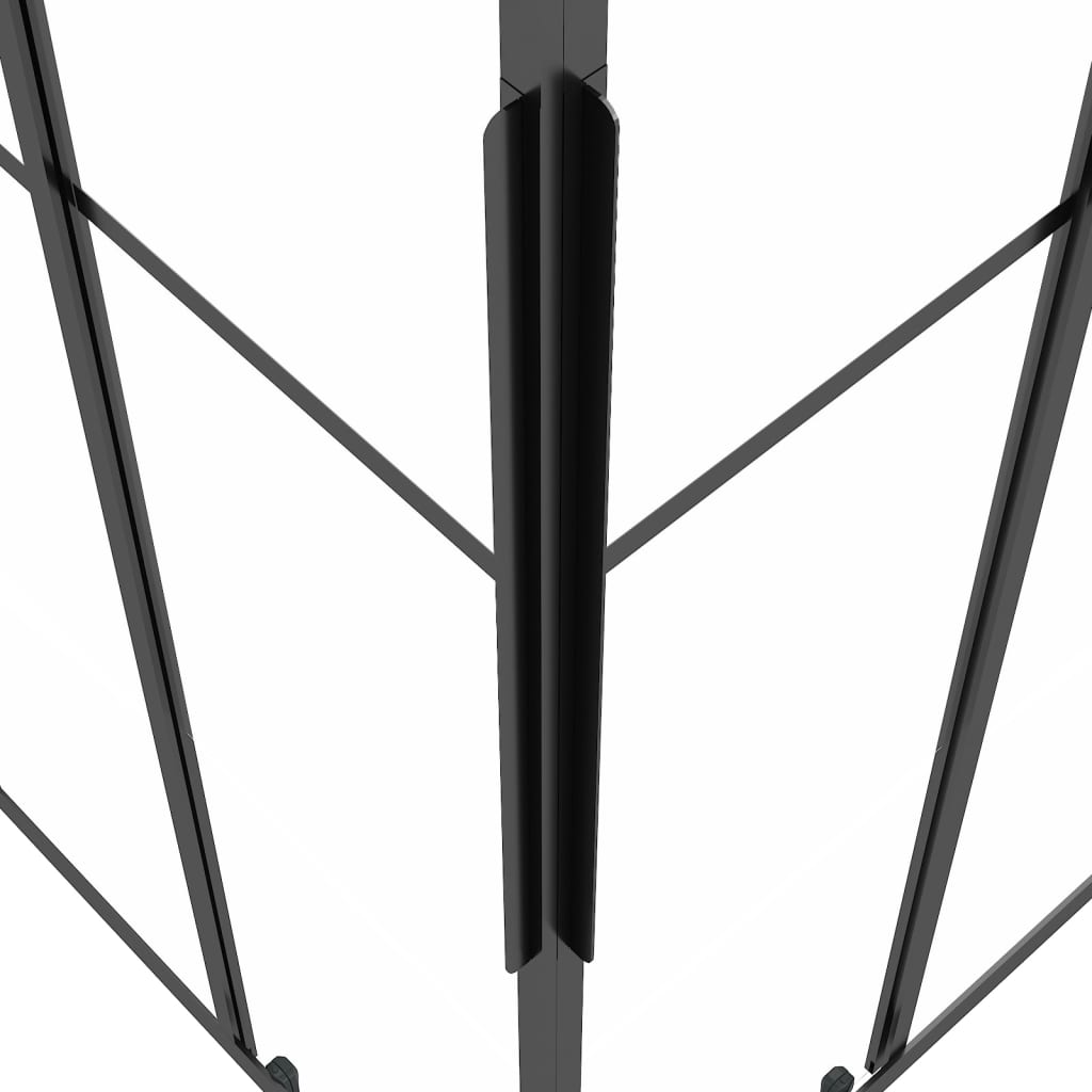 Suihkukaappi puolihuurrettu ESG 70x70x180 cm musta - Harrastajankoti.fi