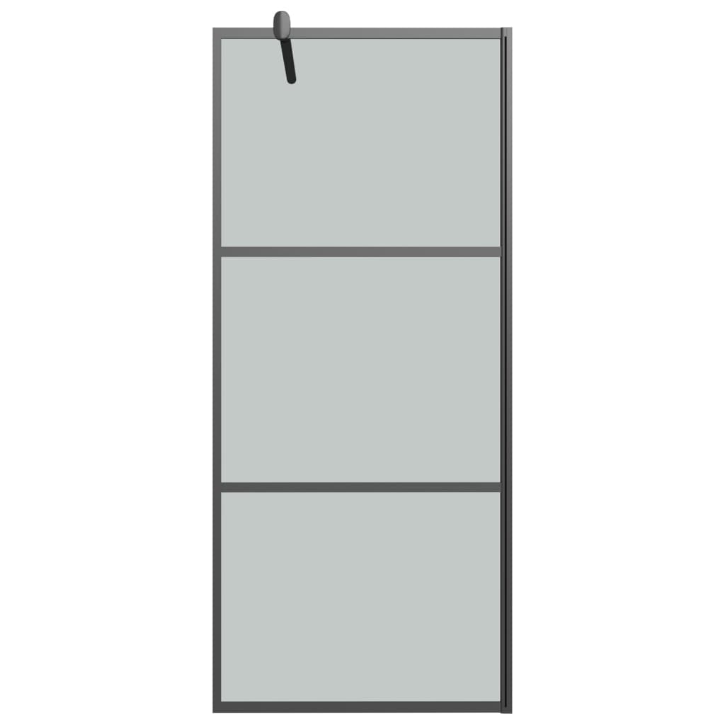 Walk-in suihkuseinäke 90x195 cm tumma ESG-lasi musta - Harrastajankoti.fi