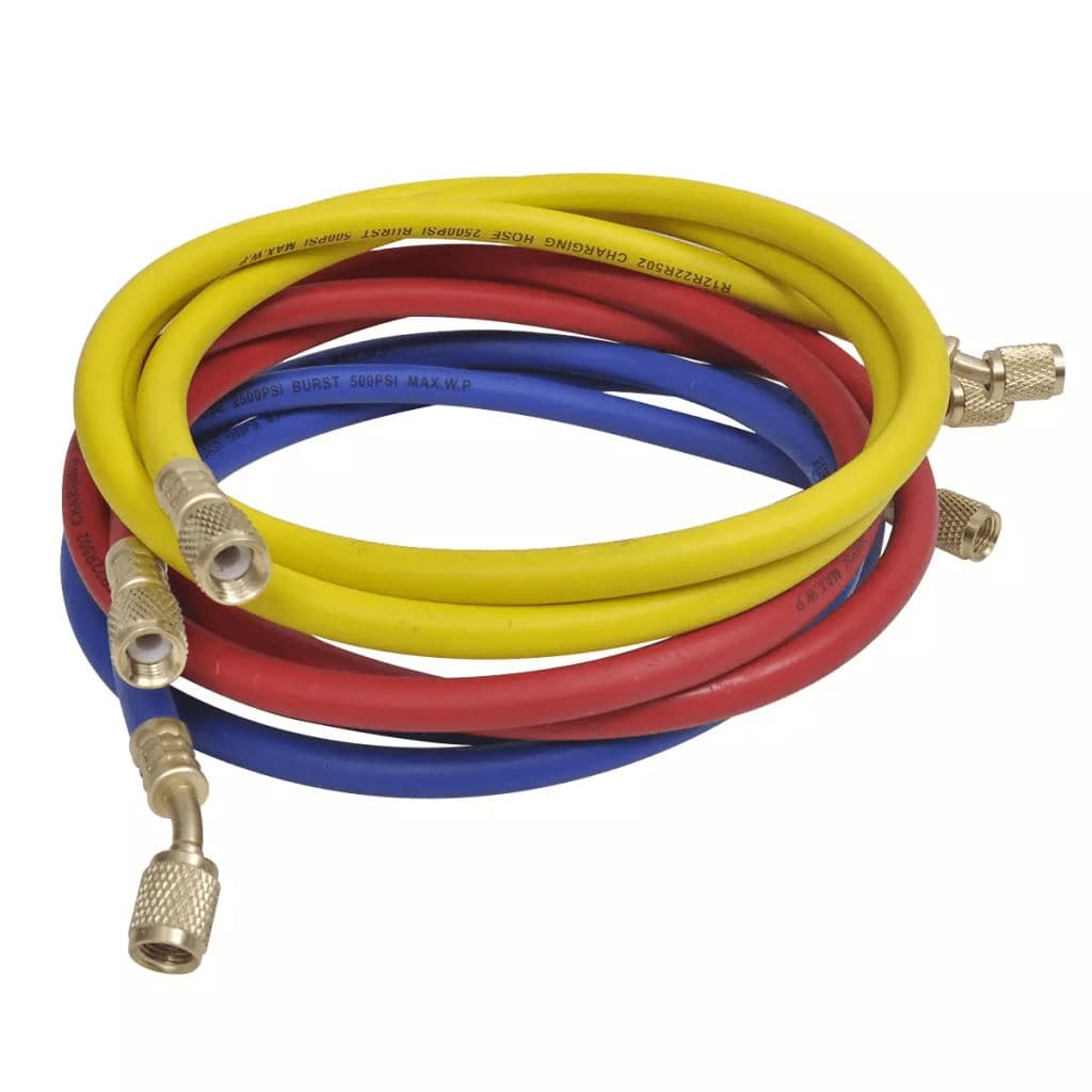 Tyhjiöpumppu 100 l/min 2-suuntaisella mittarisarjalla laukussa - Harrastajankoti.fi