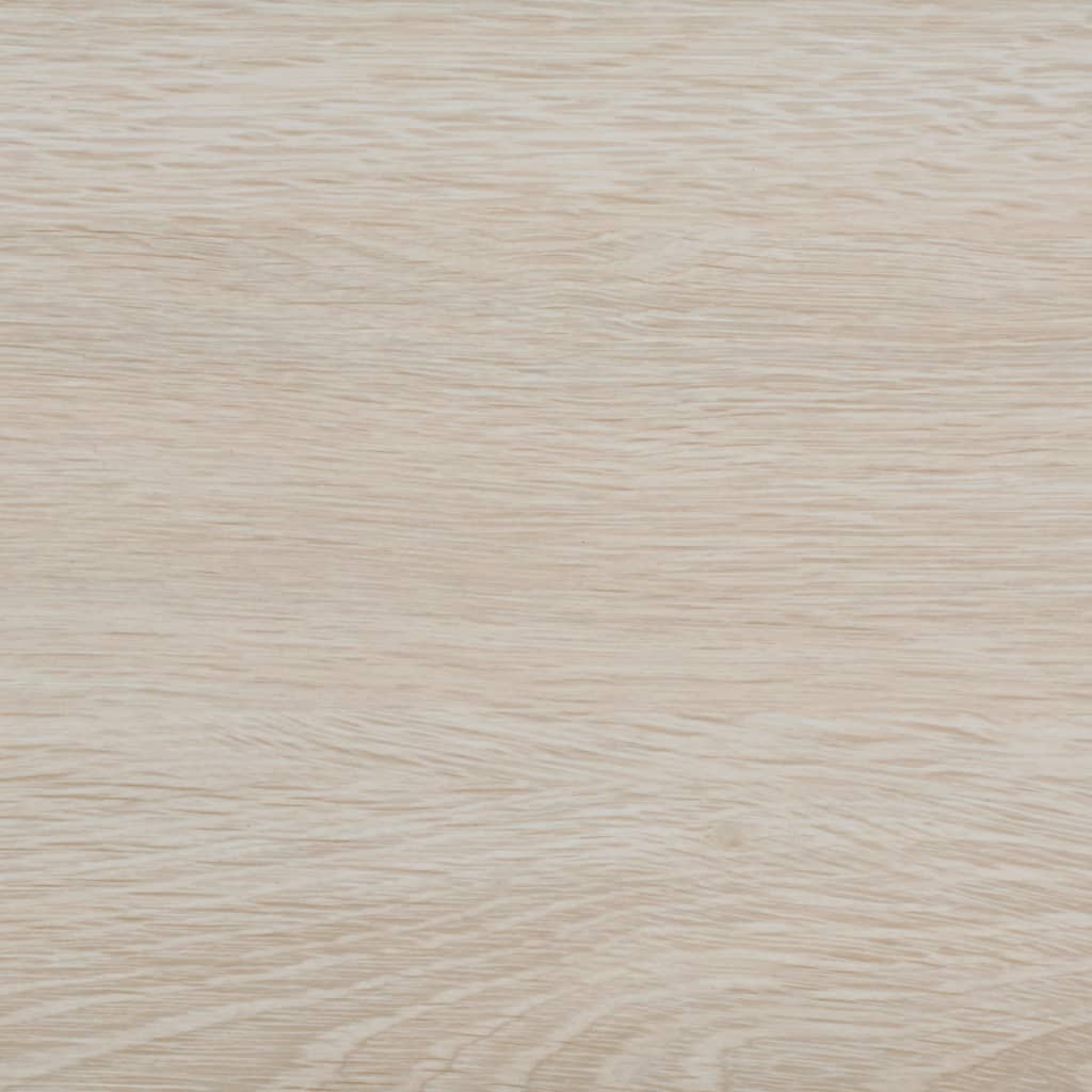 Itsekiinnittyvät PVC-lattialankut 2,51 m² 2 mm tammi valkoinen - Harrastajankoti.fi