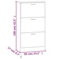 Kenkäkaappi ruskea tammi 59x17x108 cm tekninen puu - Harrastajankoti.fi