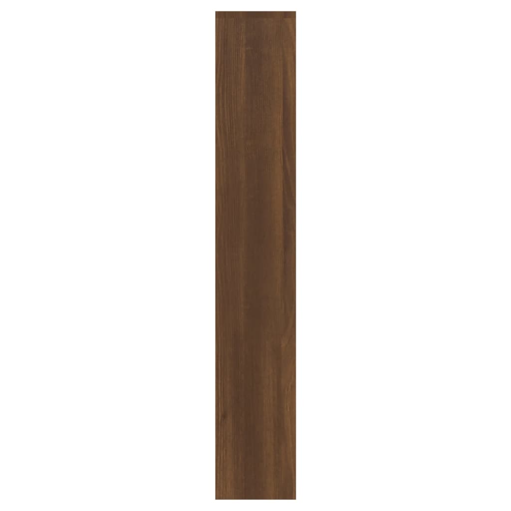 Kenkäkaappi peilillä 3-kerroksinen ruskea tammi 63x17x102,5 cm - Harrastajankoti.fi