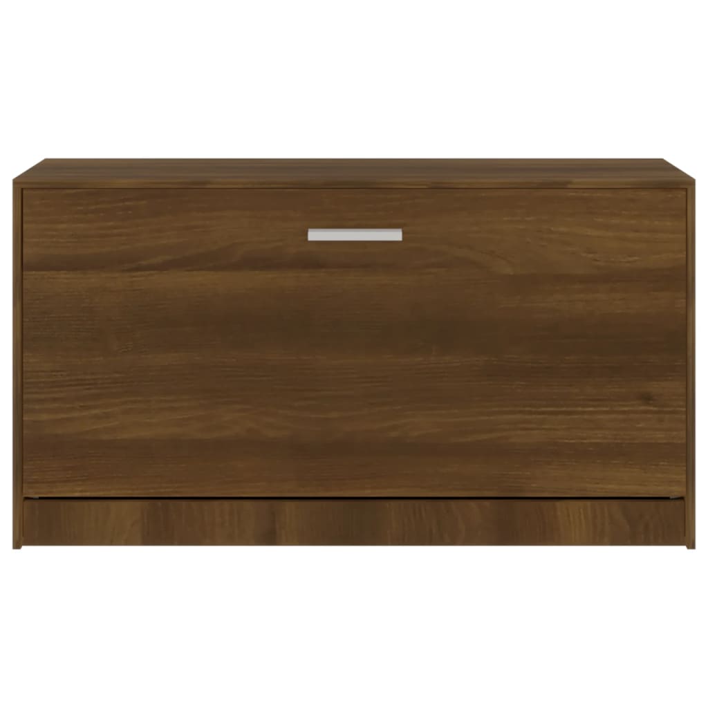 Kenkäpenkki ruskea tammi 80x24x45 cm tekninen puu - Harrastajankoti.fi