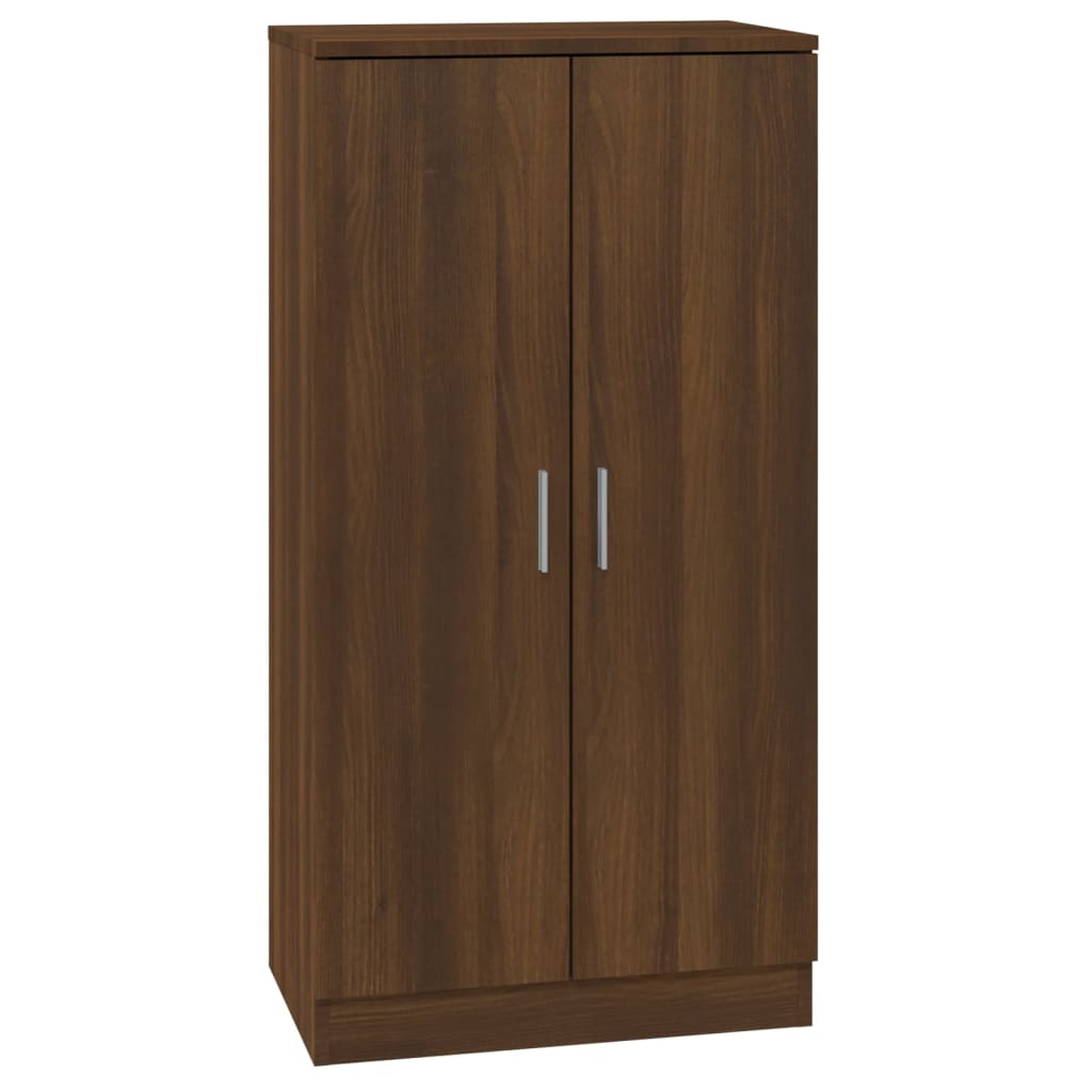 Kenkäkaappi ruskea tammi 55x35x108 cm tekninen puu - Harrastajankoti.fi