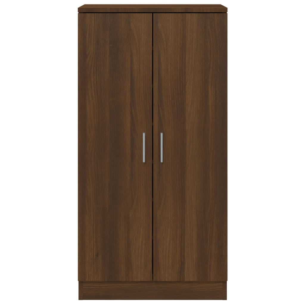 Kenkäkaappi ruskea tammi 55x35x108 cm tekninen puu - Harrastajankoti.fi