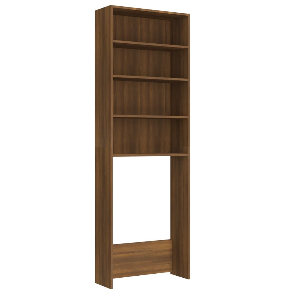 Pesukonekaappi ruskea tammi 64x24x190 cm - Harrastajankoti.fi