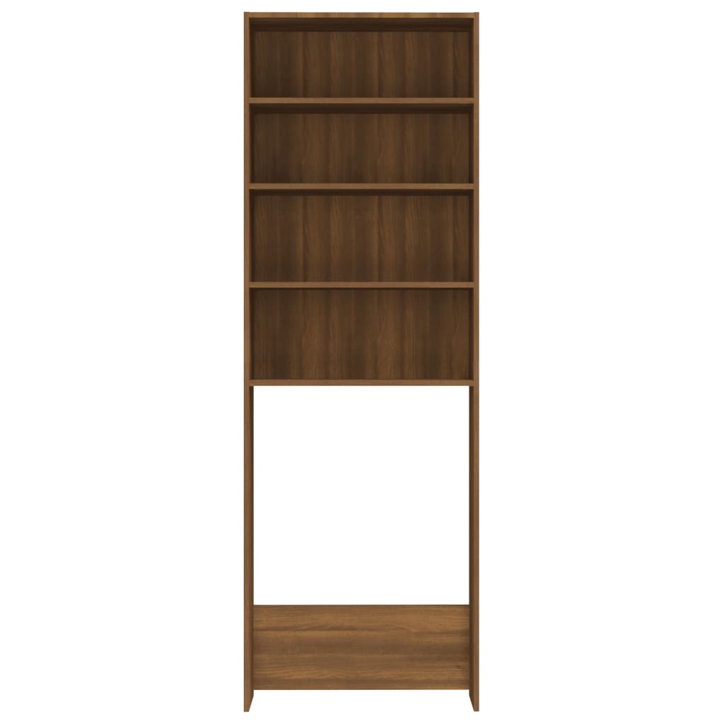 Pesukonekaappi ruskea tammi 64x24x190 cm - Harrastajankoti.fi