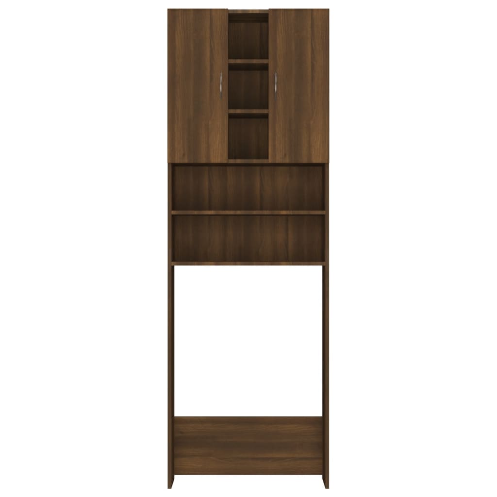 Pesukonekaappi ruskea tammi 64x25,5x190 cm - Harrastajankoti.fi