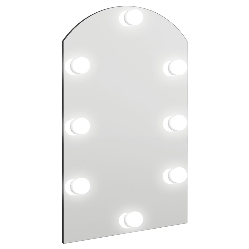 Peili LED-valoilla 60x40 cm lasi kaari - Harrastajankoti.fi