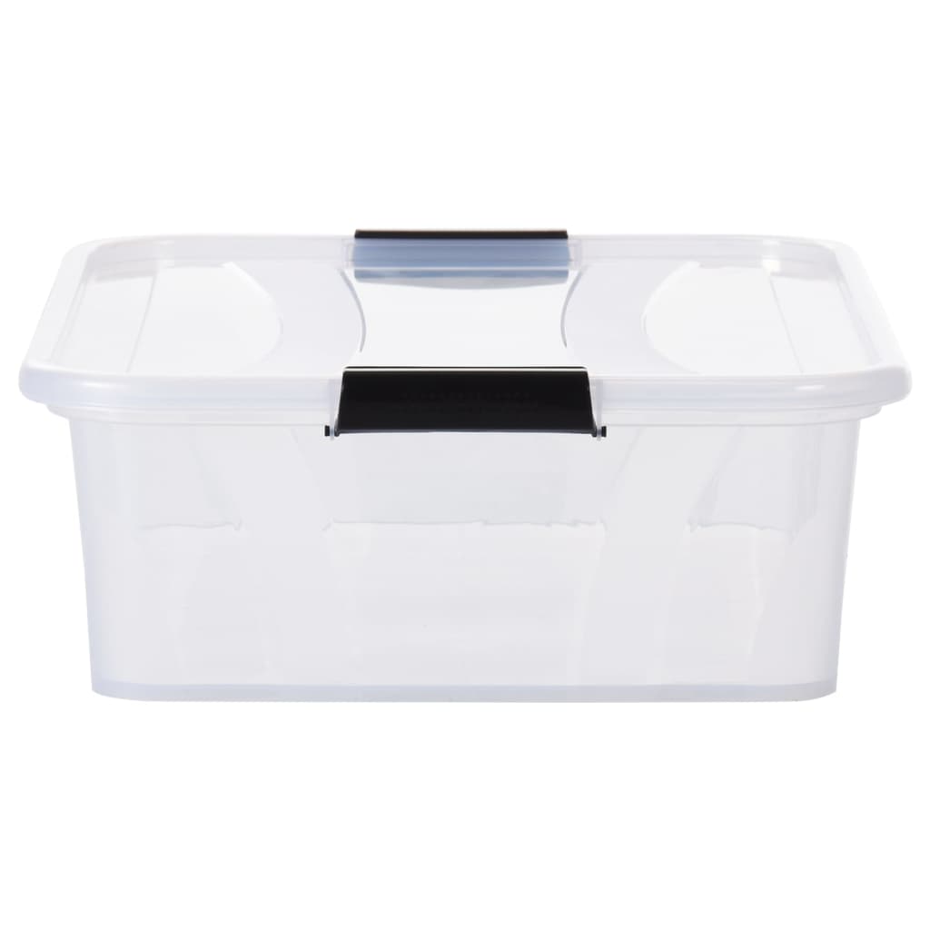 Säilytyslaatikot kansilla 2 kpl läpinäkyvä 21 l - Harrastajankoti.fi