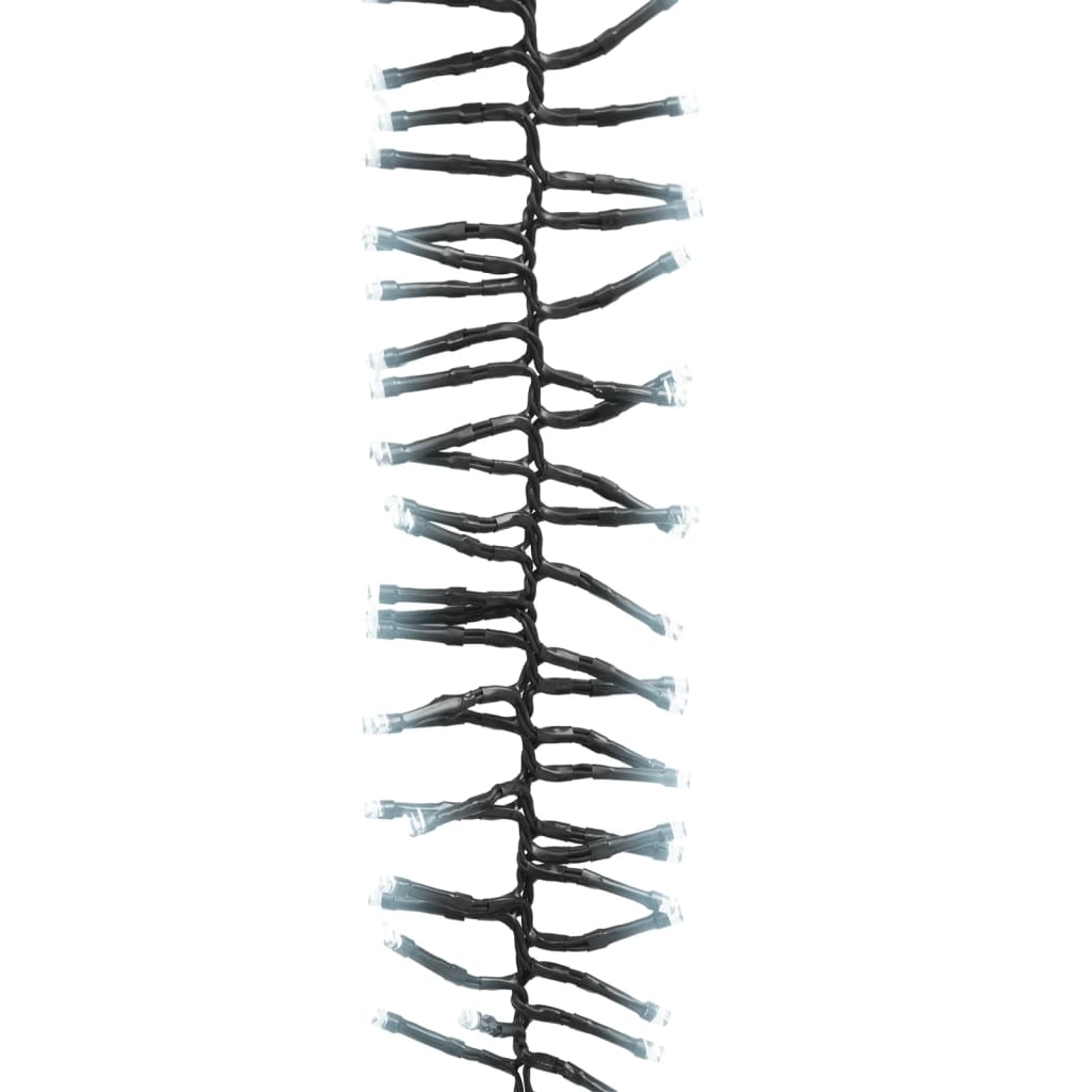 Cluster LED-valonauha 400 LED-valoa kylmä valkoinen 7,4 m PVC - Harrastajankoti.fi