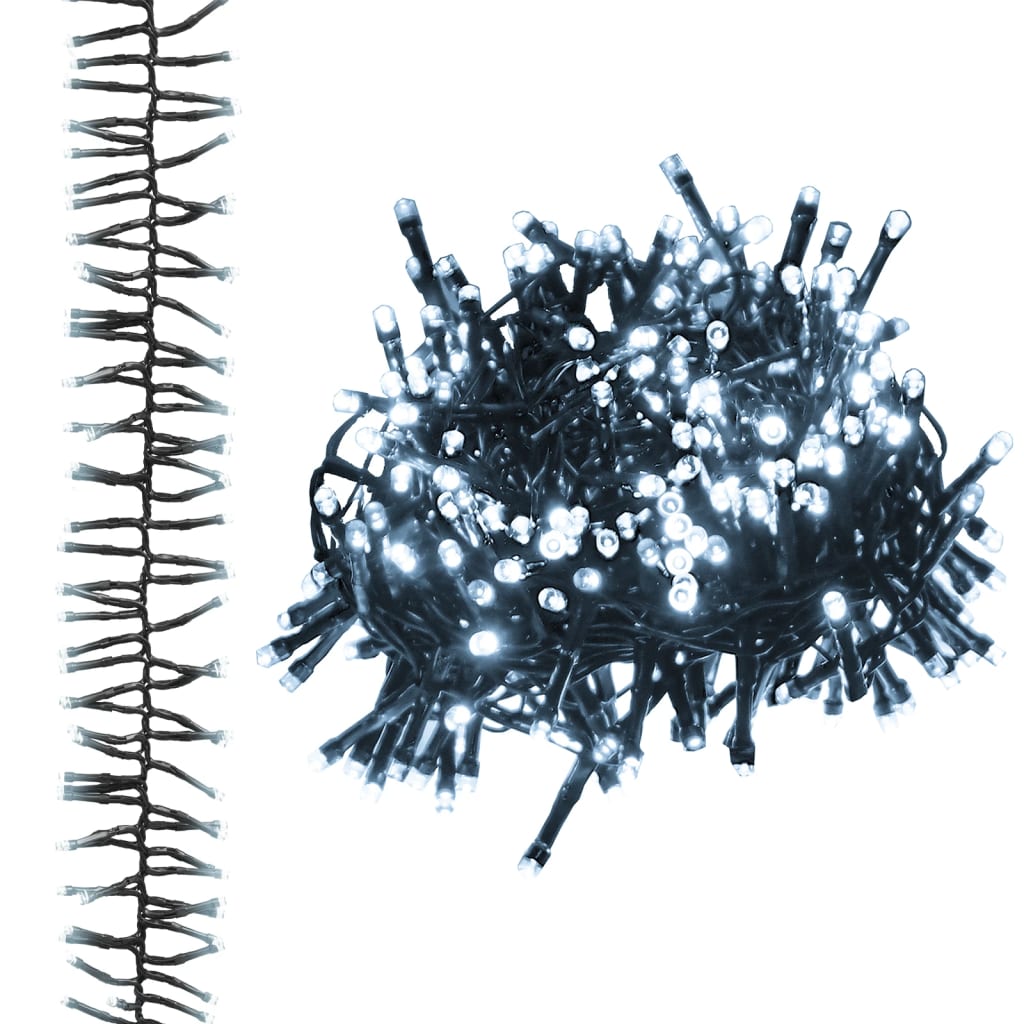 Cluster LED-valonauha 1000 LED-valoa kylmä valkoinen 11 m PVC - Harrastajankoti.fi