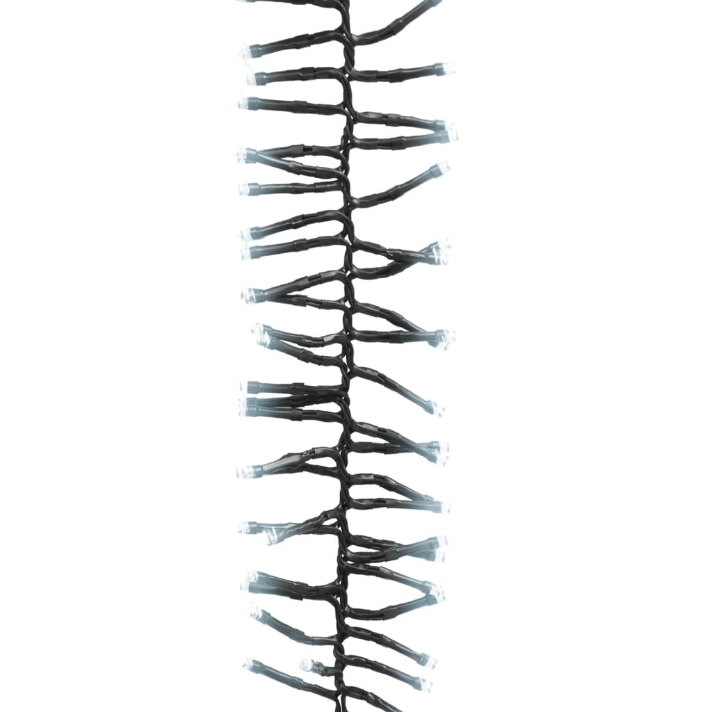 Cluster LED-valonauha 2000 LED-valoa kylmä valkoinen 17 m PVC - Harrastajankoti.fi