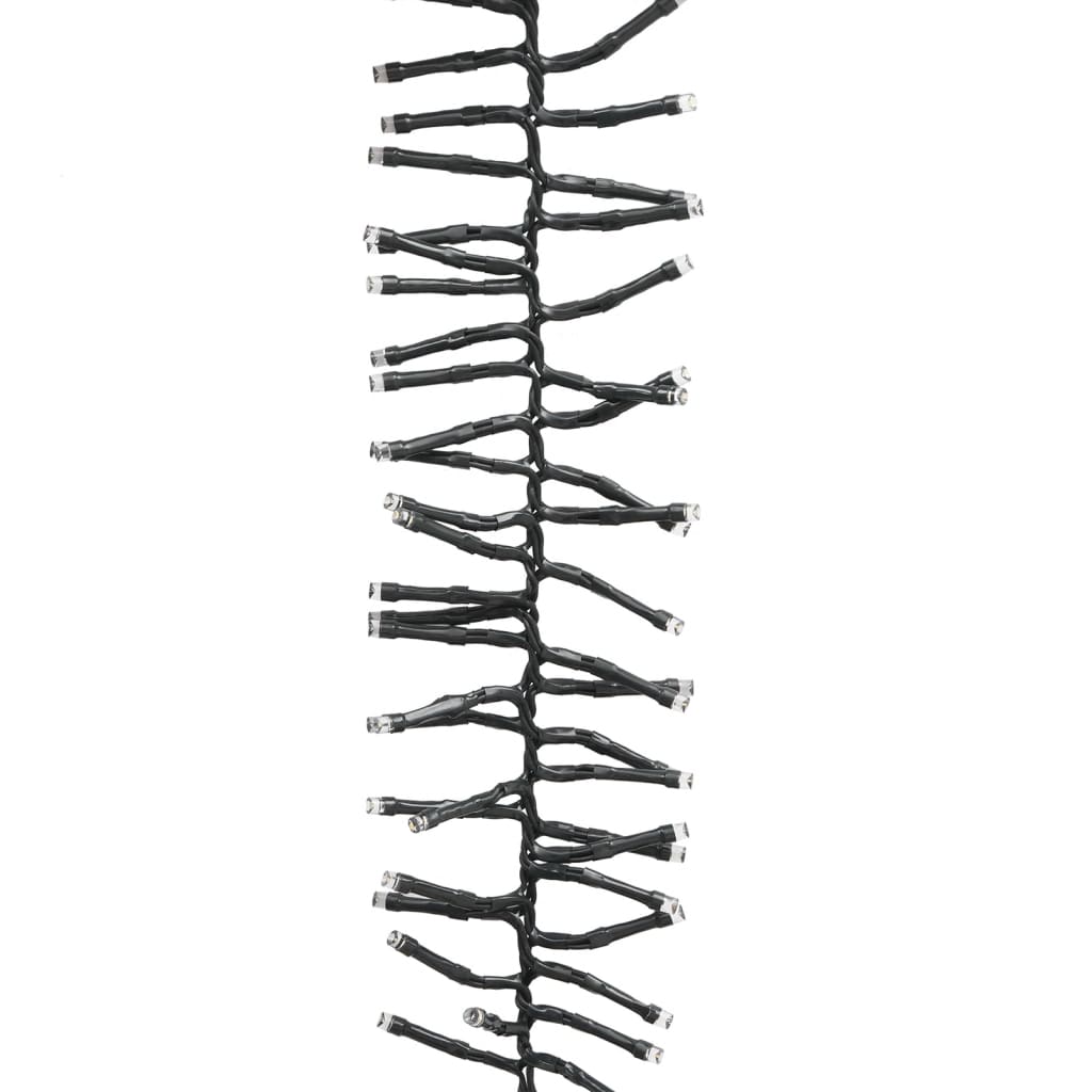 Cluster LED-valonauha 2000 LED-valoa kylmä valkoinen 17 m PVC - Harrastajankoti.fi