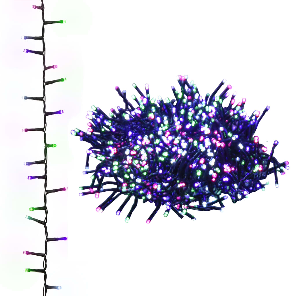 Kompakti LED-valonauha 1000 LED-valoa monivärinen pastelli 25 m - Harrastajankoti.fi