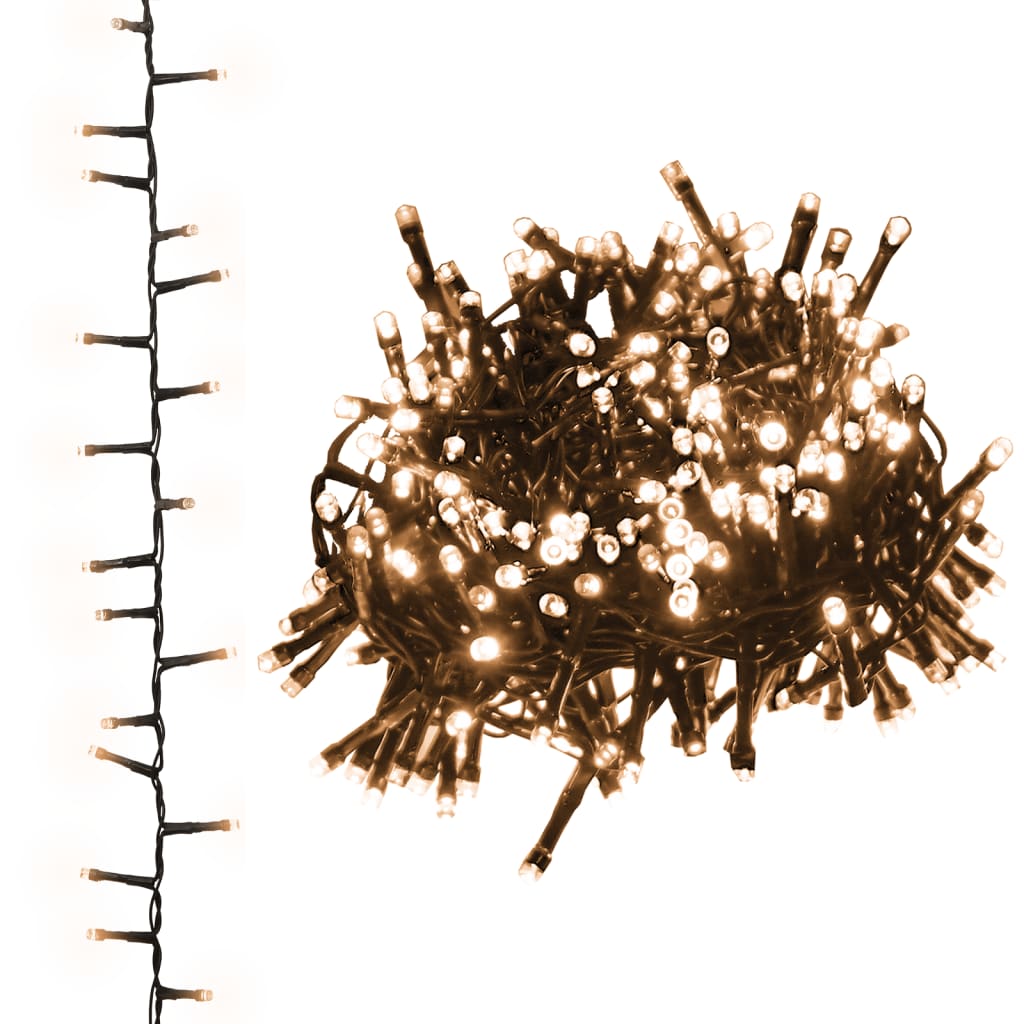 Kompakti LED-valonauha 2000 LED-valoa lämmin valkoinen 45 m PVC - Harrastajankoti.fi