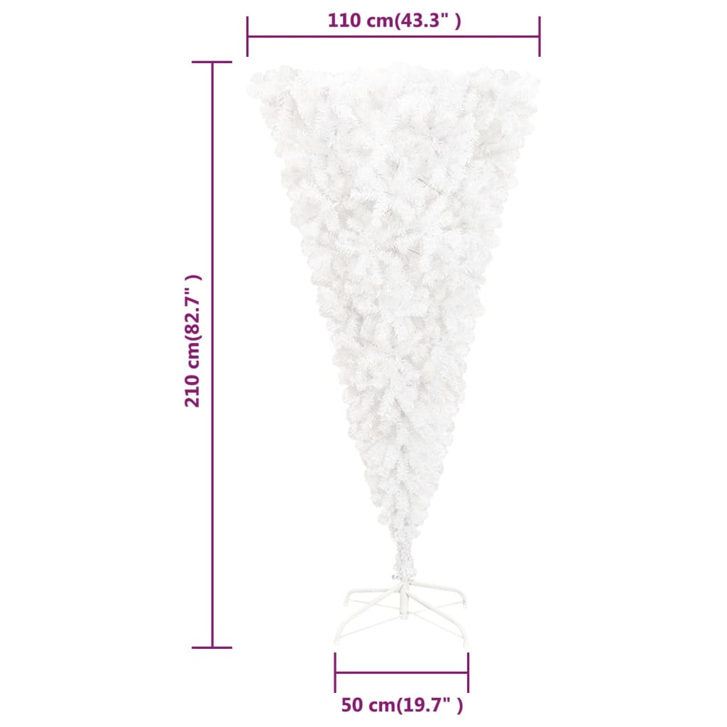Tekokuusi ylösalainen jalustalla valkoinen 210 cm - Harrastajankoti.fi