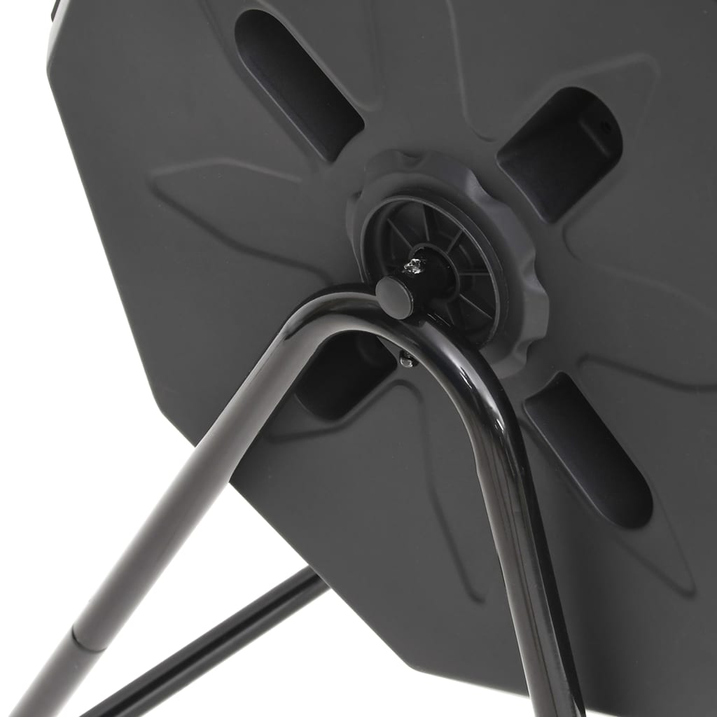 Puutarhakompostiroskis musta 73x64x95 cm 160 l - Harrastajankoti.fi