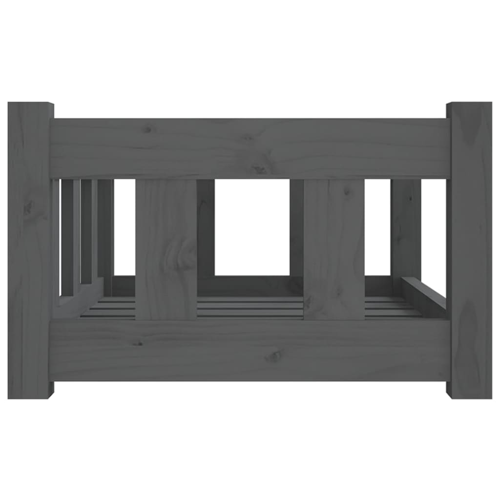 Koiransänky harmaa 55,5x45,5x28 cm täysi mänty - Harrastajankoti.fi