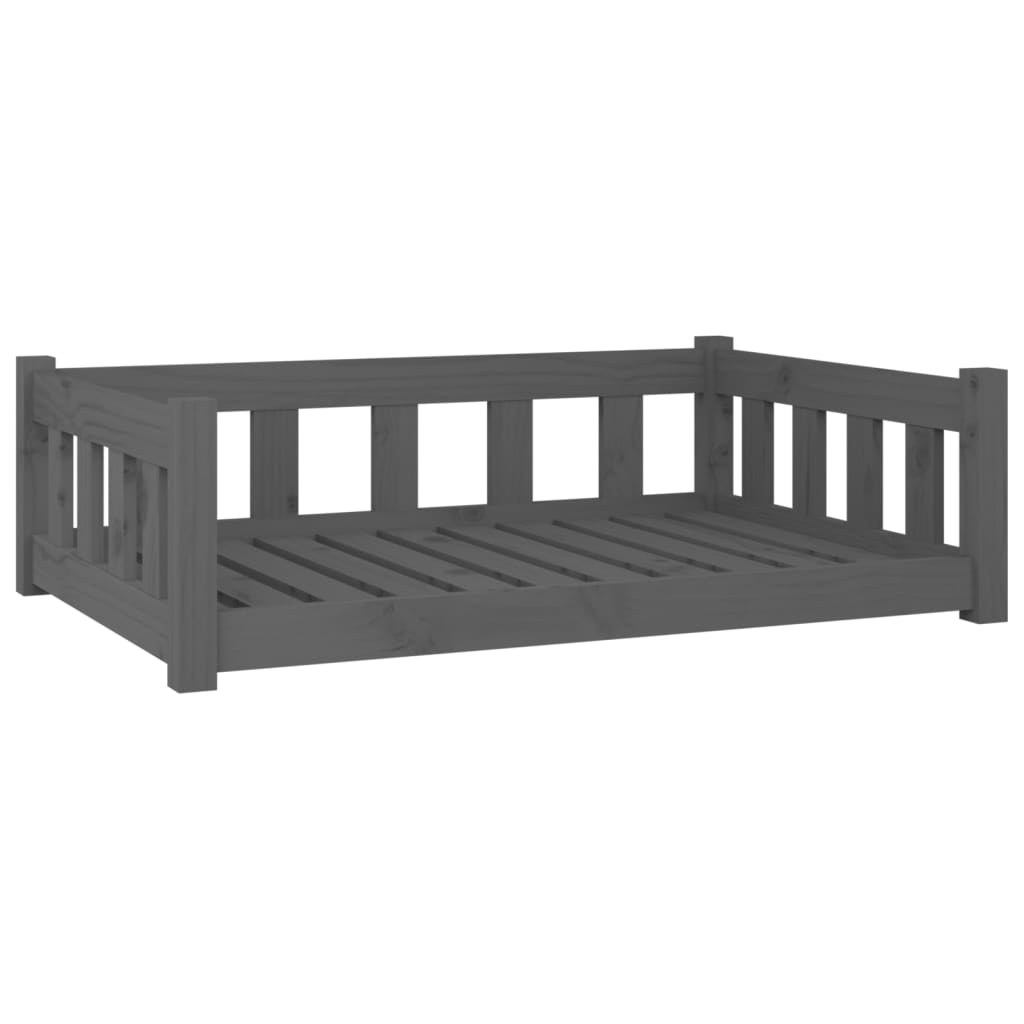 Koiransänky harmaa 95,5x65,5x28 cm täysi mänty - Harrastajankoti.fi
