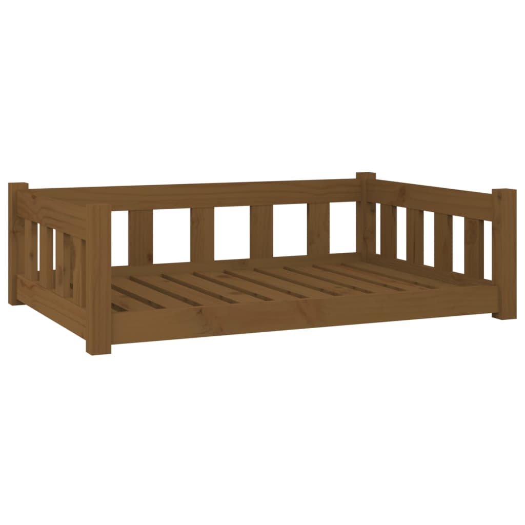 Koiransänky hunajanruskea 95,5x65,5x28 cm täysi mänty - Harrastajankoti.fi